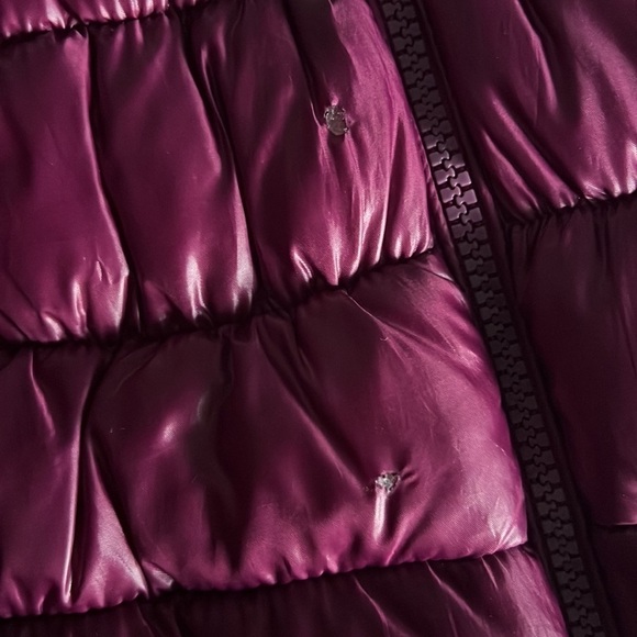 INC International Concepts Purple Puffy Coat Size Small - Picture 5 of 6
